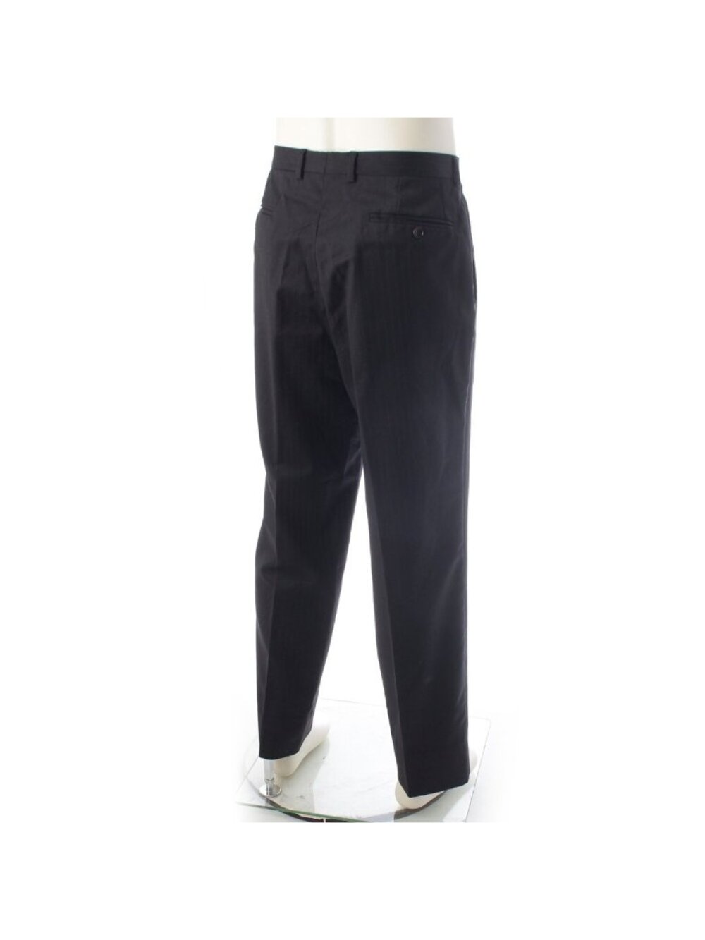 Gucci Era Collection Wool Set Suit Pinstripe Black 52 - Picture 6 of 10
